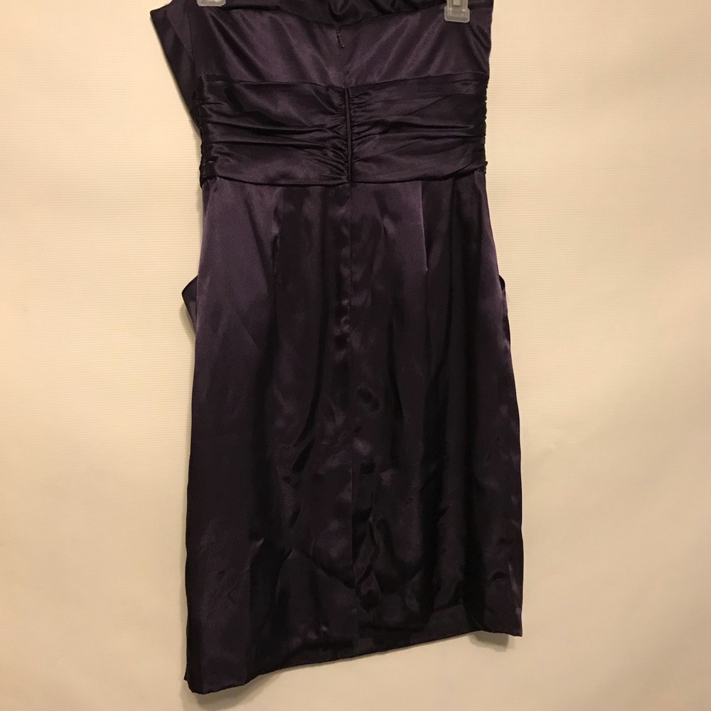 3/$25 David bridal purple strapless formal dress - Picture 5 of 6